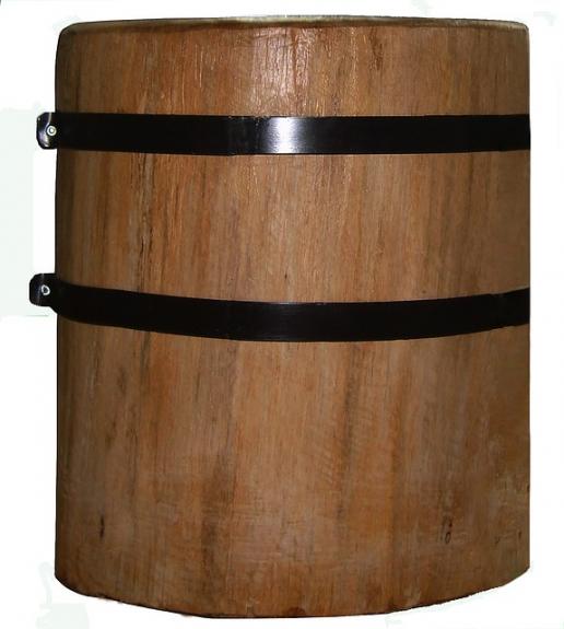 Колода для рубки мяса дубовая высота -100 см диаметр -55-65 см